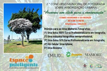  2º Concurso Municipal De Fotografia sobre Arborização Urbana 