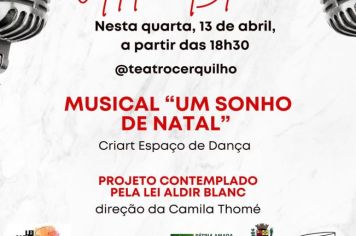 Teatro Municipal recebe o Musical 