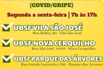 Prefeitura de Cerquilho abre mais duas unidades para atendimento exclusivo de pacientes com sintomas respiratórios