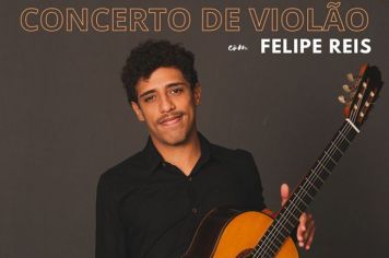 Felipe Reis apresenta o espetáculo gratuito “Violão Através do Século” no Teatro Municipal de Cerquilho 