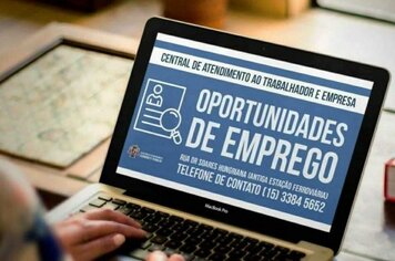 Confira as vagas de emprego desta semana no CATE Cerquilho