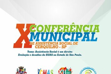X Conferência Municipal de Assistência Social acontece no dia 24 de setembro