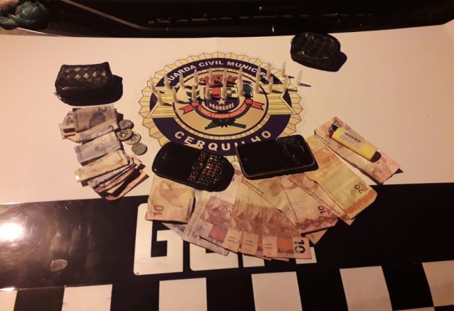Guarda Municipal de Cerquilho prende três pessoas por tráfico de drogas