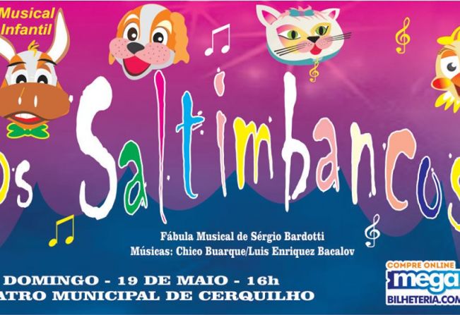 Teatro recebe musical infantil “Os Saltimbancos”