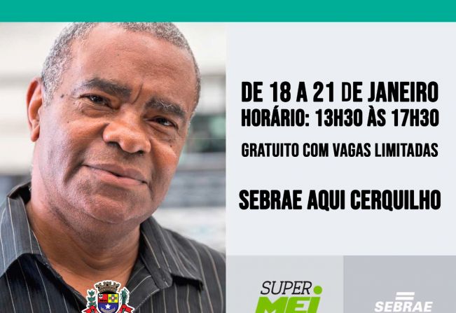 Sebrae Cerquilho oferece curso gratuito SUPERMEI Organize Seu Negócio