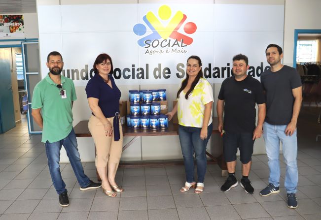 Fundo Social recebe doação de fórmula infantil do Pedal da Amizade