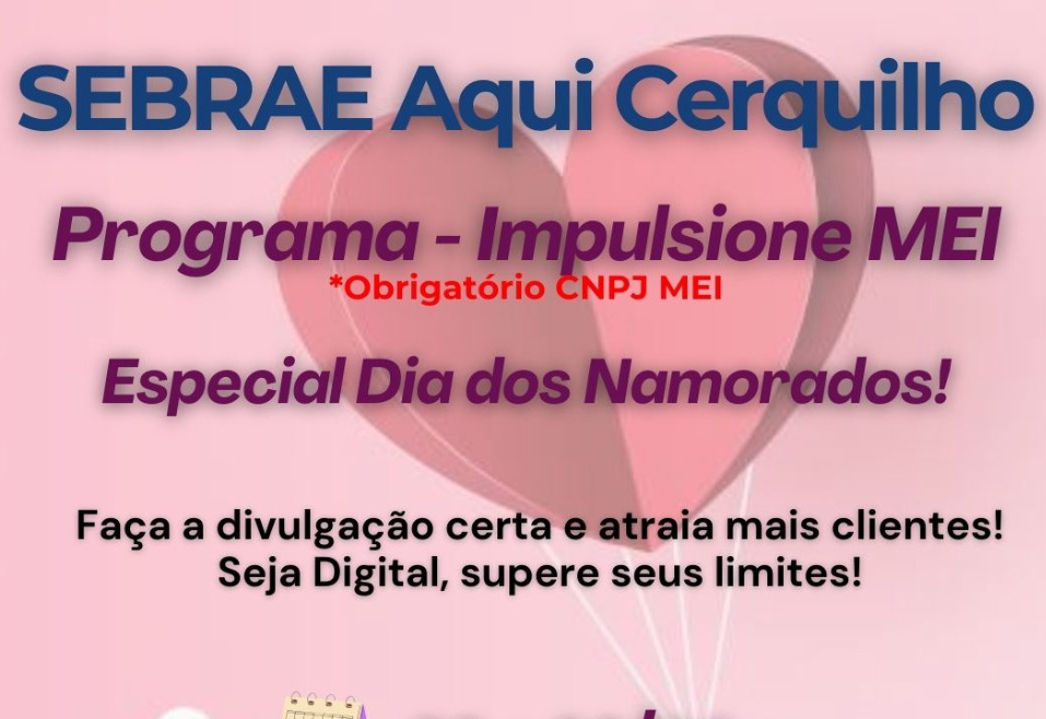O SEBRAE preparou um curso especial para você com dois dias de curso, onde irá aprender e obter mais conhecimento com ferramentas eficazes e conquistar e fidelizar clientes. Veja mais!