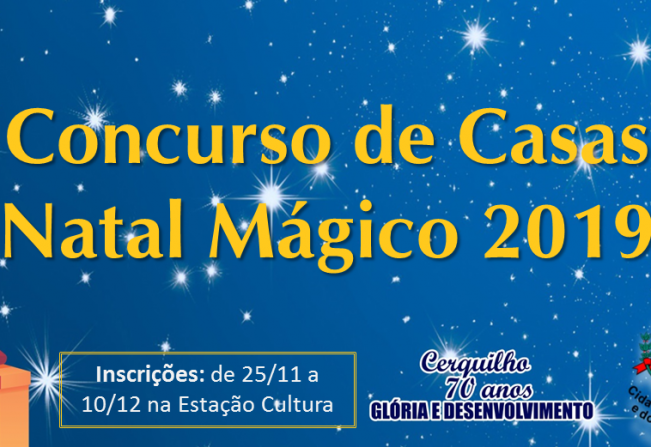 Prefeitura de Cerquilho realiza mais um Concurso de Casas Natal Mágico 2019