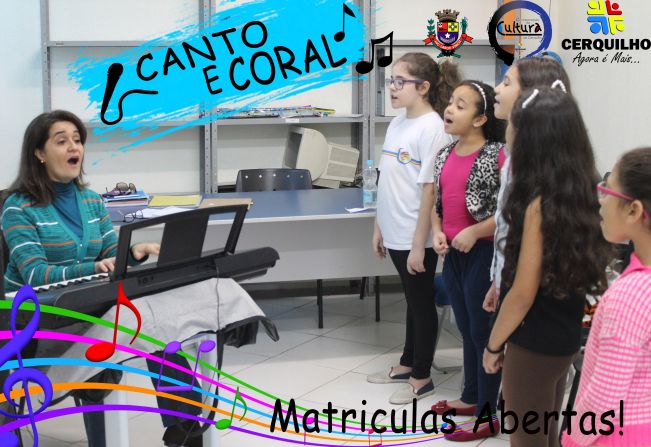 Prefeitura abre vagas para aula de Canto e Coral