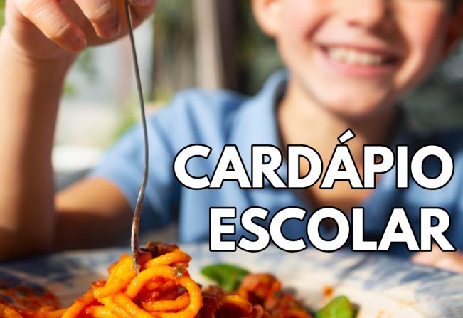 Cardápio Escolar é publicado todas as sextas-feiras no site da Prefeitura