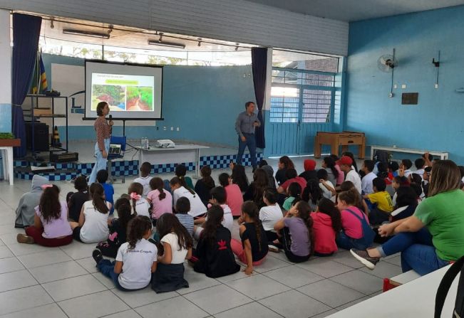  Prefeitura de Cerquilho promove palestras sobre áreas de preservação permanente para os alunos do ensino fundamental e alunos do EJA.