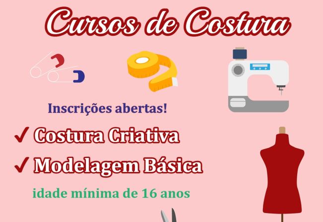 Fundo Social abre inscrições para dois cursos de costura