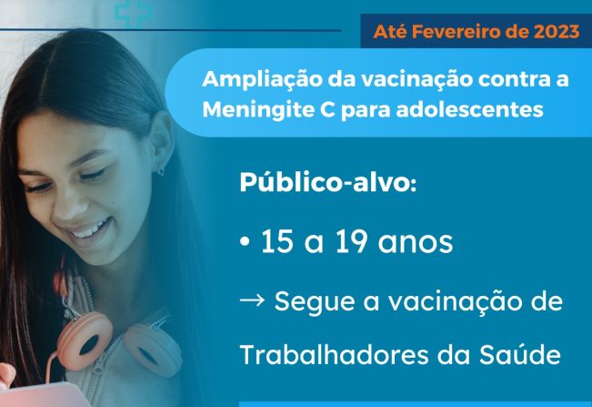 Ampliação da vacinação contra a Meningite C para adolescentes