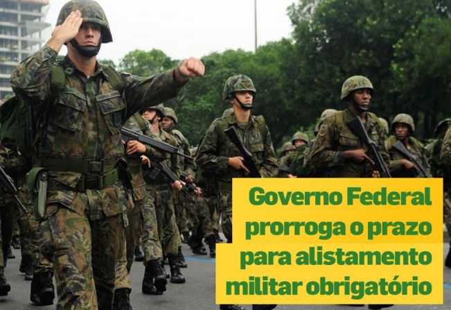 Governo do Brasil prorroga prazo do alistamento obrigatório 