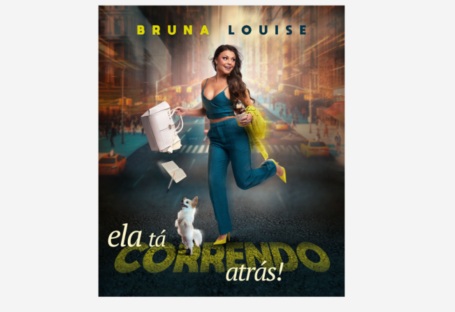 O Teatro Municipal de Cerquilho apresenta: BRUNA LOUISE – “ELA TÁ CORRENDO ATRÁS!”