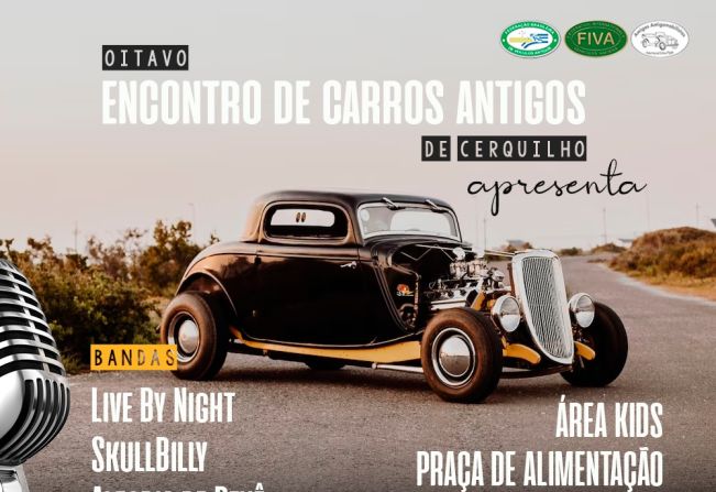 8º Encontro Anual de Veículos Antigos e Clássicos de Cerquilho acontece dias 29 e 30 de julho