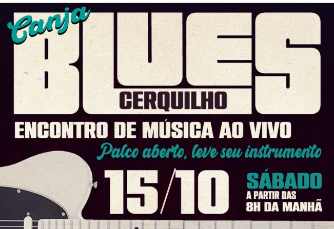 Centro Cultural recebe 1° Canja Blues Cerquilho