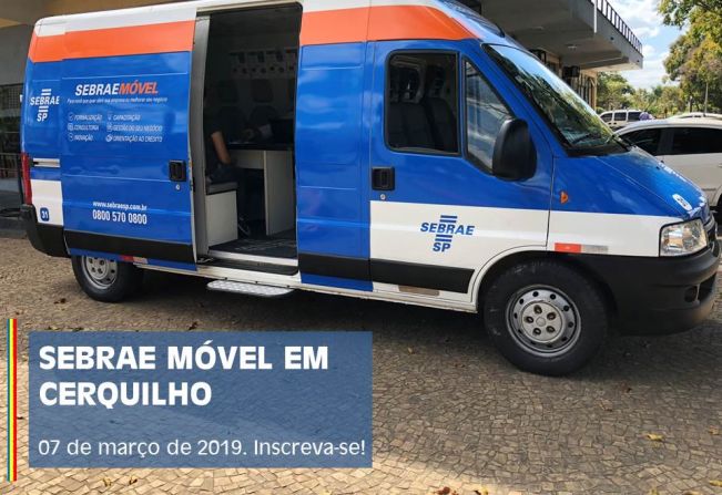 Cerquilho recebe visita do SEBRAE MÓVEL