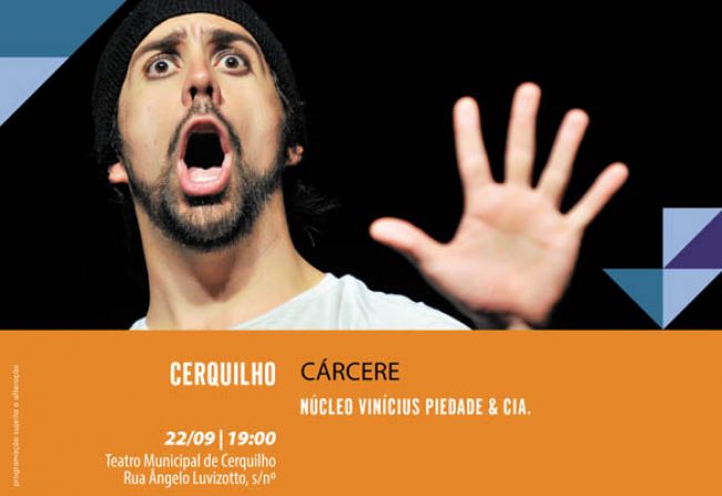 Teatro recebe mais um espetáculo do Circuito Cultural Paulista: Cárcere