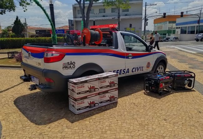 Prefeitura de Cerquilho recebe novo veículo e equipamentos para a Defesa Civil Municipal