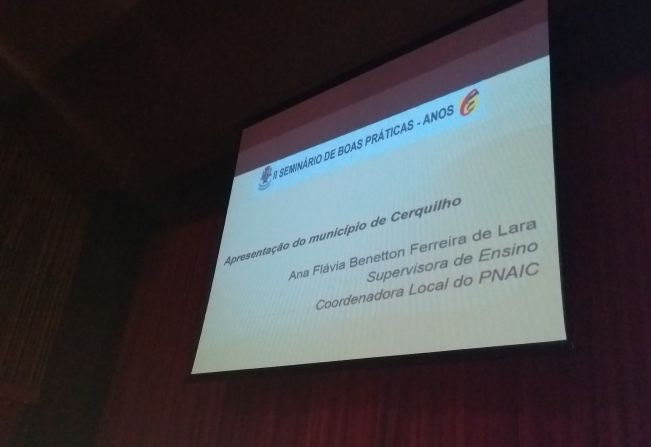 Prefeitura de Cerquilho participa do II Seminário de Boas Práticas – Anos Iniciais