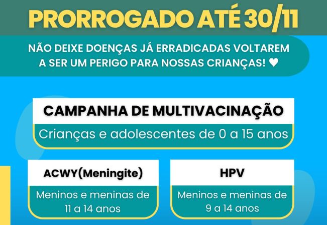 Informe-se sobre as campanhas de vacinação que estão em andamento