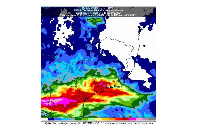 Aviso de risco meteorológico regiões de Sorocaba e Campinas