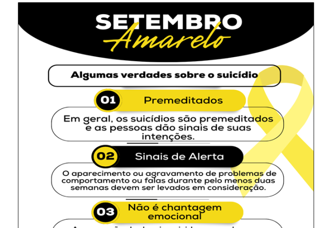  Setembro Amarelo reforça a importância do cuidado com a saúde mental