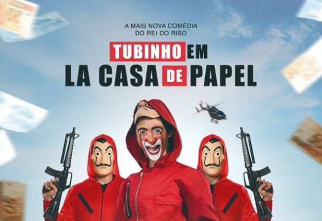 Tubinho em LA CASA DE PAPEL se apresenta no Teatro Municipal