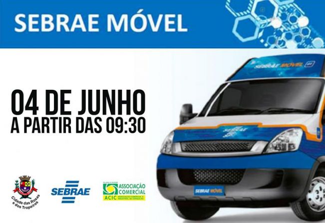 Sebrae Móvel estará em Cerquilho no dia 04 de junho