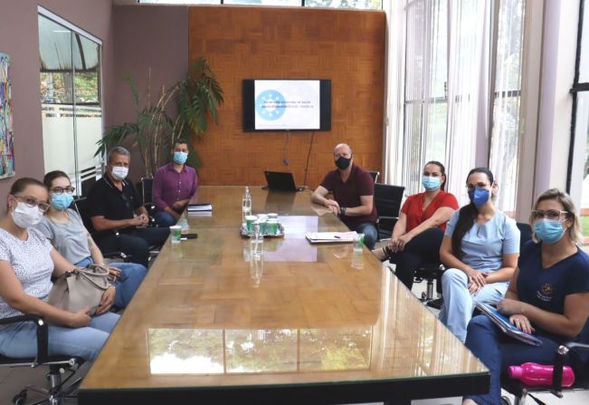 Prefeito se reúne com a equipe da saúde para avaliar situação da Pandemia em Cerquilho