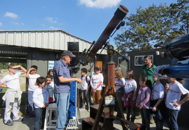 Alunos de Cerquilho visitam o Observatório Astronômico de Piracicaba