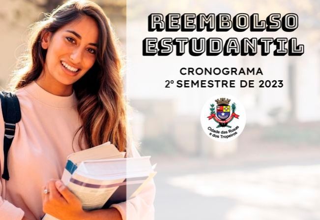 Cronograma do 2º semestre de 2023 do Reembolso Estudantil