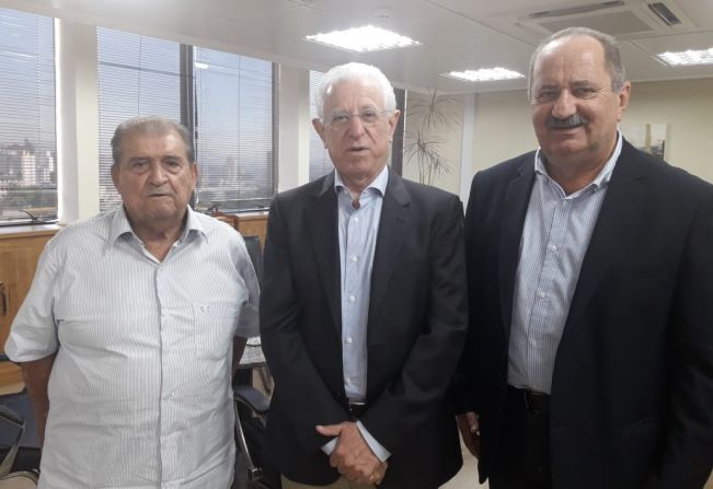 Prefeito Aldo visita conselheiro do Tribunal de Contas