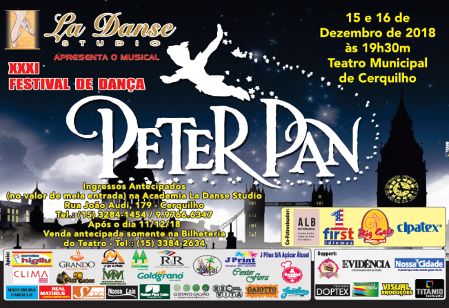 Teatro Municipal recebe Festival de Dança “Peter Pan”