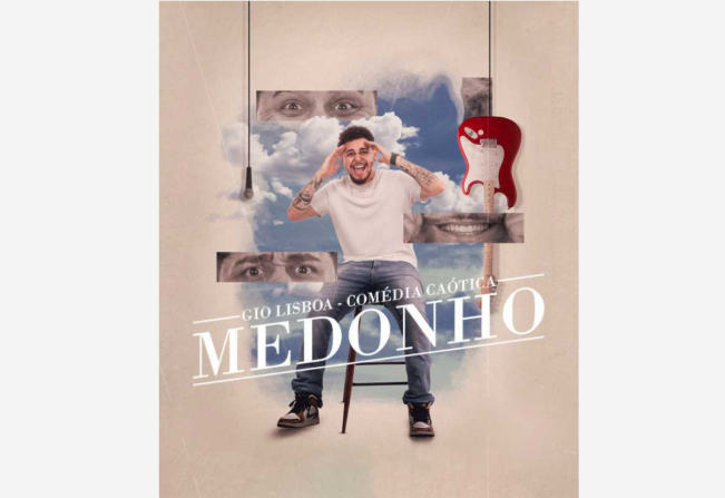 Teatro Municipal de Cerquilho apresenta:  stand-up comedy nacional Gio Lisboa – Medonho