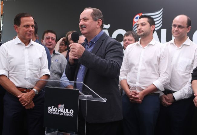 Prefeito Aldo inaugura Creche Escola com a presença do Governador Doria