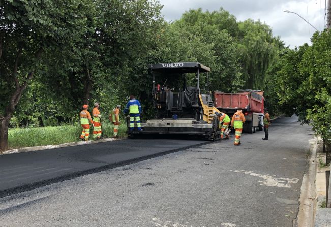 Prefeitura de Cerquilho realiza o recapeamento asfáltico de ruas da cidade