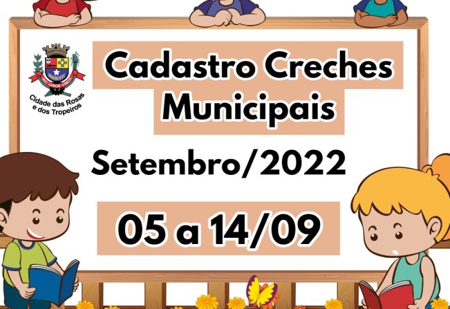 Cadastro de Creche em Setembro