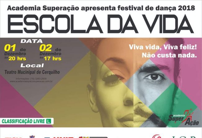 Teatro Municipal recebe Festival de Dança 2018 “Escola da Vida”