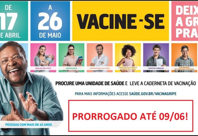 Campanha de Vacinação contra a Gripe foi prorrogada