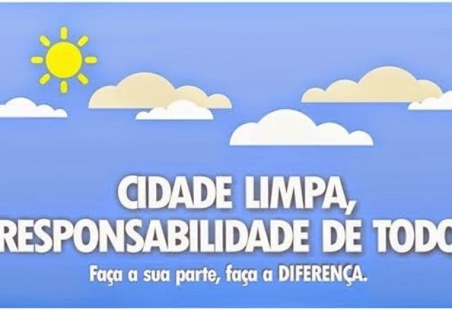 Prefeitura solicita colaboração da população na limpeza da cidade