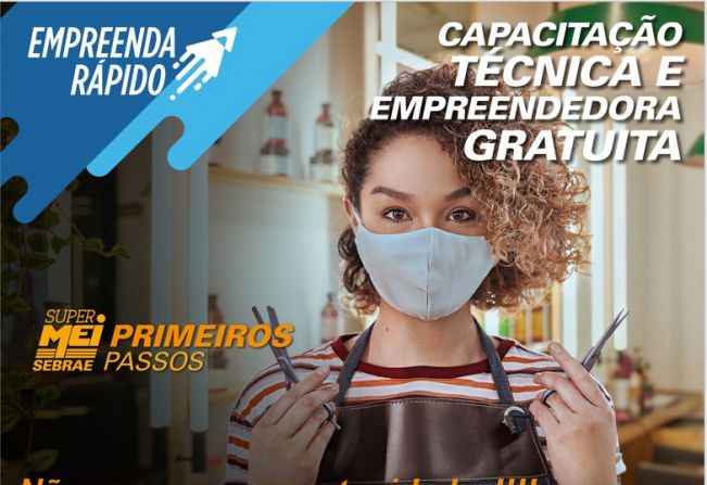 Sebrae e SENAC oferecem cursos de Capacitação Técnica Rápida gratuitamente