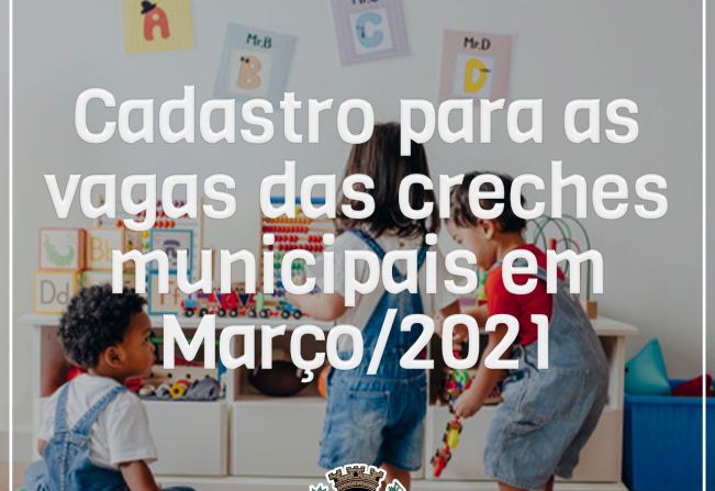 Prefeitura de Cerquilho informa sobre inscrição para as Creches Municipais em Março