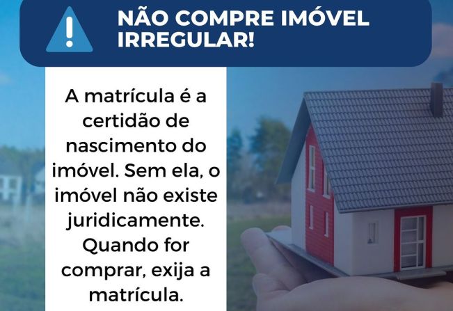 A Prefeitura de Cerquilho orienta a respeito de compra de imóveis/terrenos irregulares. 