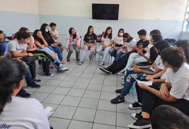 Alunos da EMEF João Toledo participam de projeto socioemocional