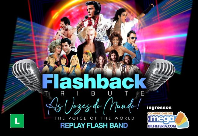 Teatro Municipal de Cerquilho recebe o tributo Vozes do Mundo - Flashback Tribute