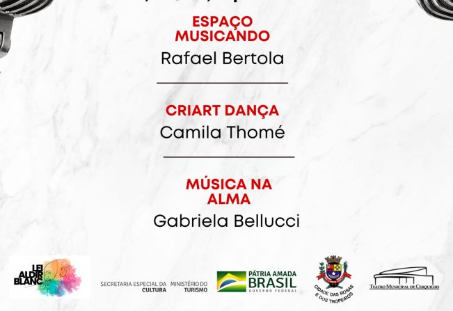 Nesta sexta, Teatro Municipal recebe apresentações presenciais e gratuitas de música e dança