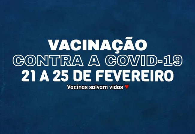 Confira a programação de vacinação dessa semana