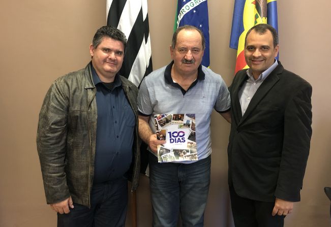 Prefeito Aldo recebe visita de assessores da Deputada Damaris Moura